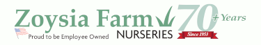 Zoysia Farm Nurseries Logo (60+ Years - Since 1953 - Proud to be Employee Owned)